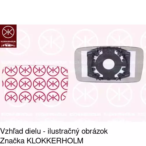 Vonkajšie zrkadlo POLCAR 9538521E - obr. 1