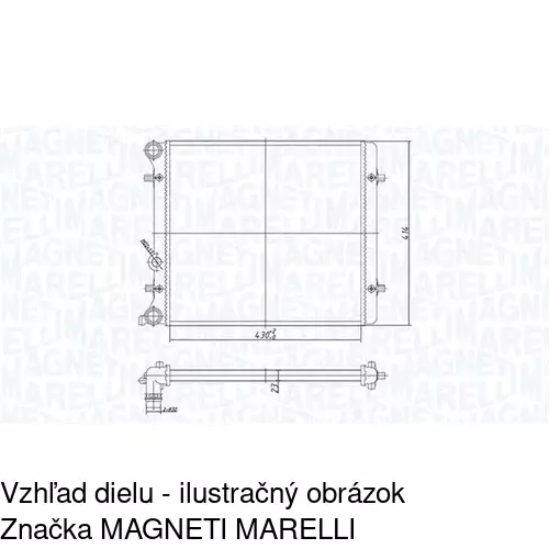 Chladiče vody 954108-1 /POLCAR/ - obr. 1