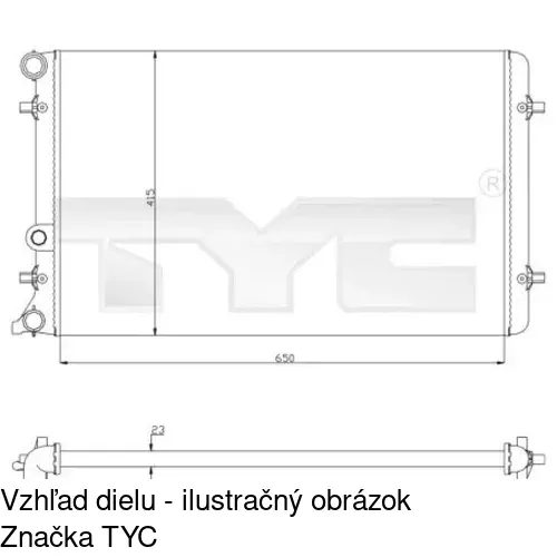 Chladiče vody POLCAR 9541082X