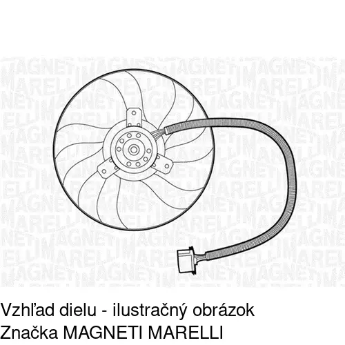 Ventilátor bez krytu / podpery POLCAR 954123U3 - obr. 2