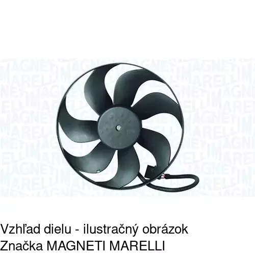 Ventilátor bez krytu / podpery POLCAR 954123U4 - obr. 3