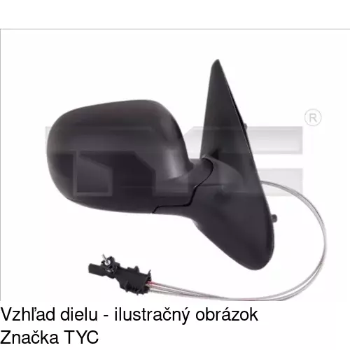 Vonkajšie zrkadlo POLCAR 95415210 - obr. 2