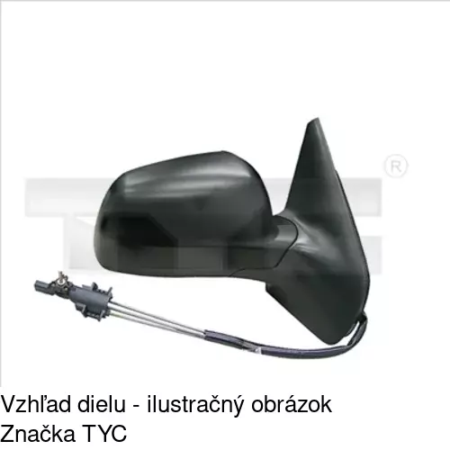 Vonkajšie zrkadlo POLCAR 9541527E - obr. 5