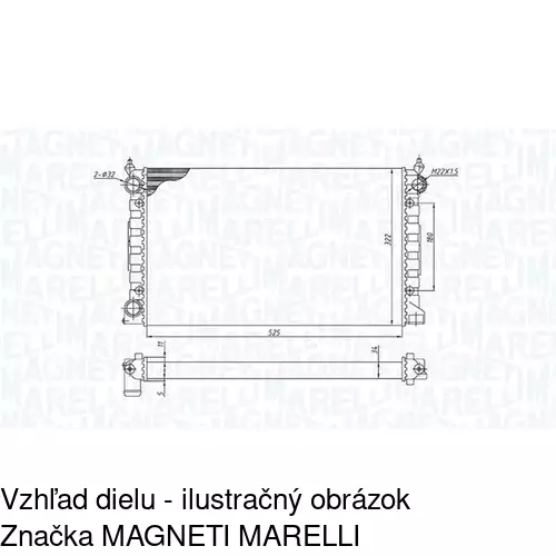 Chladiče vody POLCAR 954608A4 - obr. 3