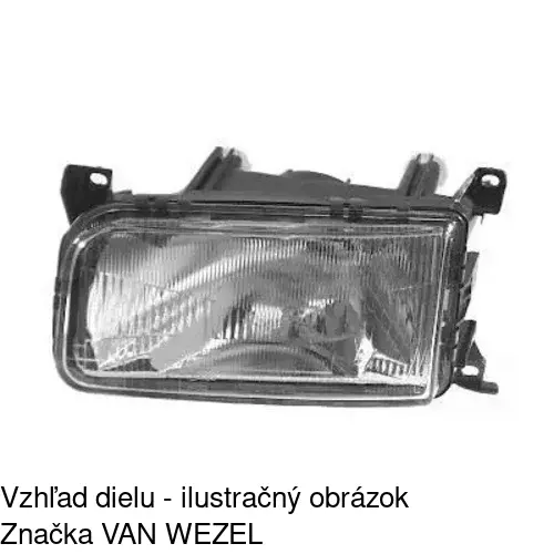 Hlavný reflektor POLCAR 954610-E - obr. 2