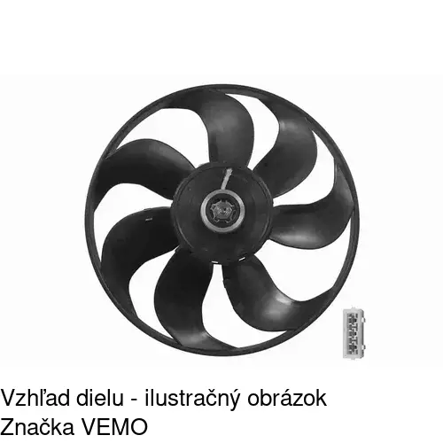 Ventilátory chladičov POLCAR 954623W1 - obr. 1