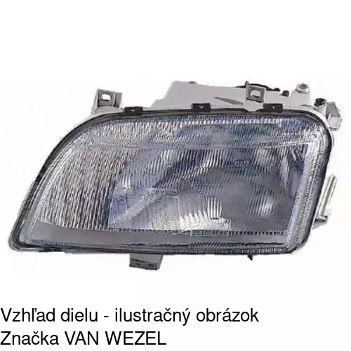 Hlavný reflektor POLCAR 9550090E - obr. 5