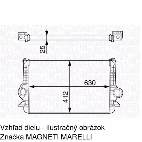 Chladiče vzduchu (Intercoolery) POLCAR 9551J8-1