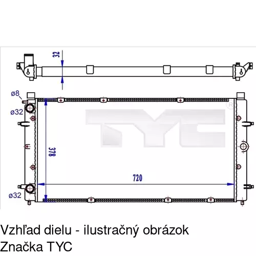 Chladiče vody POLCAR 956608-2