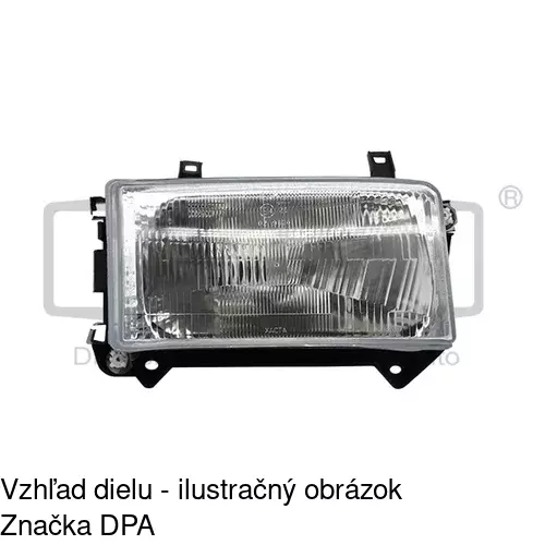 Hlavný reflektor POLCAR 956610-E - obr. 3