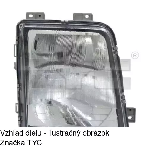 Hlavný reflektor POLCAR 9571103E