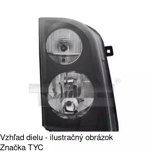 Hlavný reflektor POLCAR 9572100E