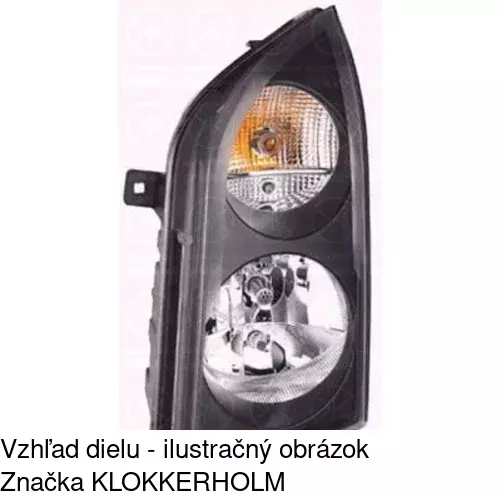 Hlavný reflektor POLCAR 9572100E - obr. 1