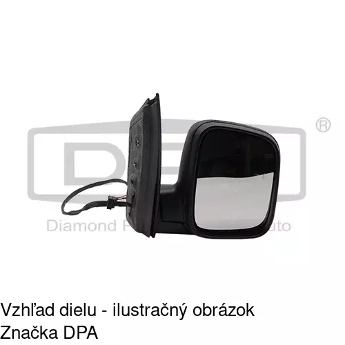 Vonkajšie zrkadlo POLCAR 9575524E - obr. 3