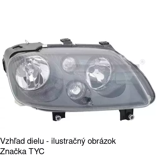 Hlavný reflektor POLCAR 9578102U