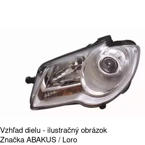 Hlavný reflektor POLCAR 957909-E - obr. 2