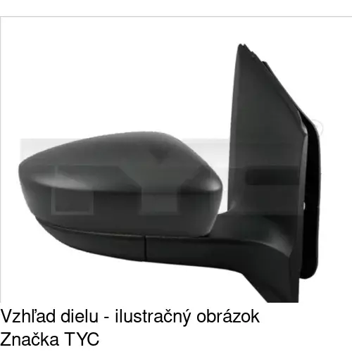 Vonkajšie zrkadlo POLCAR 95A1513E