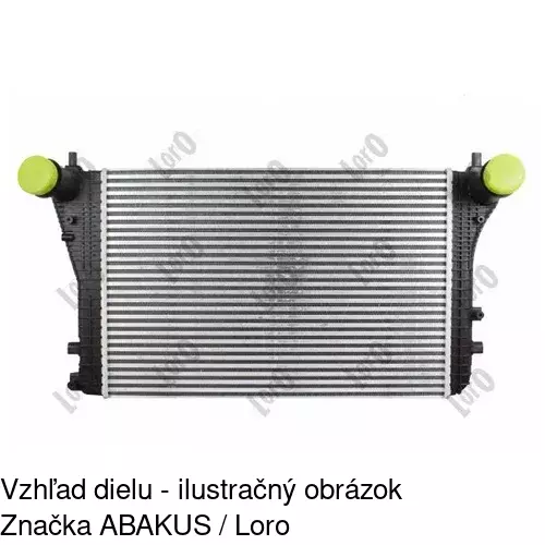 Chladiče vzduchu (Intercoolery) POLCAR 95D1J8-1 - obr. 1