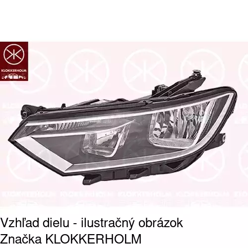 Hlavný reflektor POLCAR 95D310-V