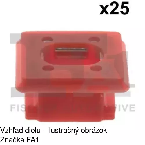 Montážna zásuvka POLCAR RXC60609 - obr. 1