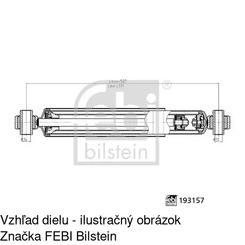 Plynový tlmič POLCAR S011536G