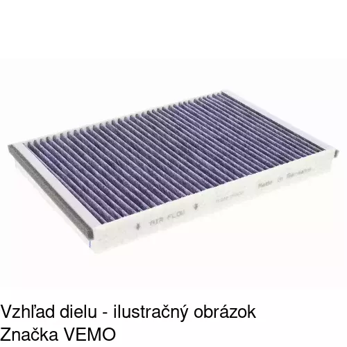 Kabínový filter s uhlíkom POLCAR S11-1010