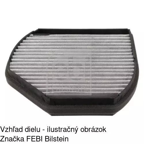 Kabínový filter s uhlíkom POLCAR S11-1011 - obr. 3