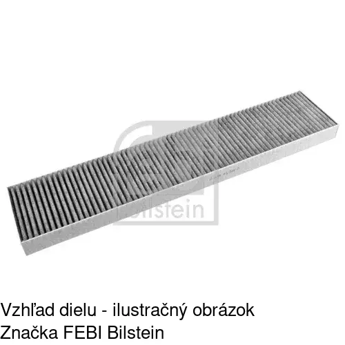 Kabínový filter s uhlíkom POLCAR S11-1013 - obr. 1