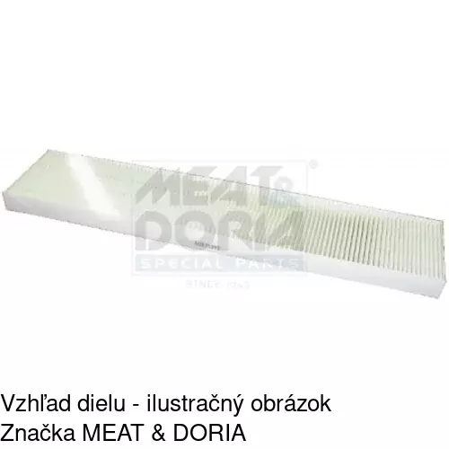 Kabínový filter s uhlíkom POLCAR S11-1013 - obr. 4