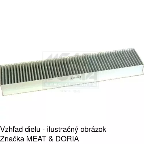 Kabínový filter s uhlíkom POLCAR S11-1021 - obr. 3