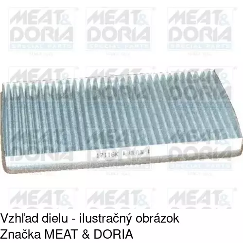 Kabínový filter s uhlíkom POLCAR S11-1022 - obr. 2