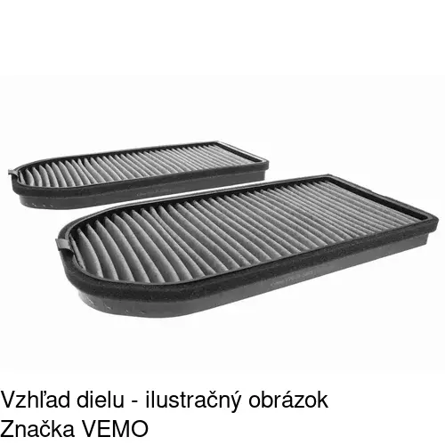 Kabínový filter s uhlíkom POLCAR S11-1033