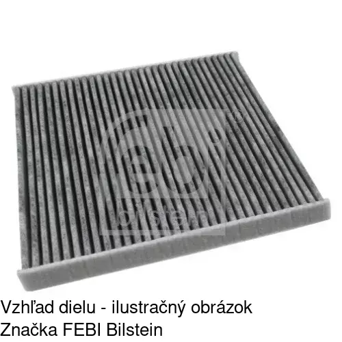 Kabínový filter s uhlíkom POLCAR S11-1069 - obr. 2