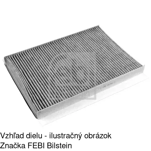 Kabínový filter s uhlíkom POLCAR S11-1076 - obr. 5