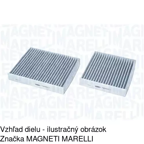 Kabínový filter s uhlíkom POLCAR S11-1078 - obr. 2