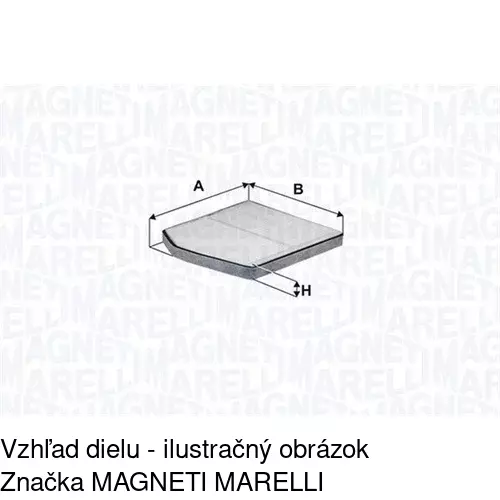 Kabínový filter s uhlíkom POLCAR S11-1089 - obr. 2