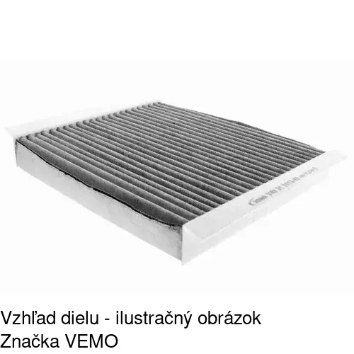 Kabínový filter s uhlíkom POLCAR S11-1090 - obr. 3