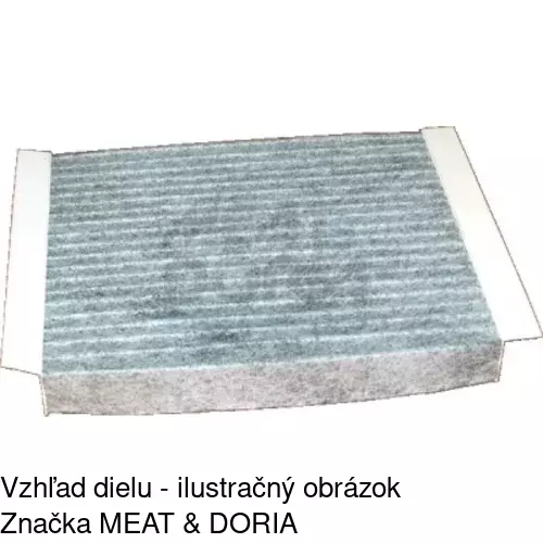 Kabínový filter s uhlíkom POLCAR S11-1090 - obr. 5