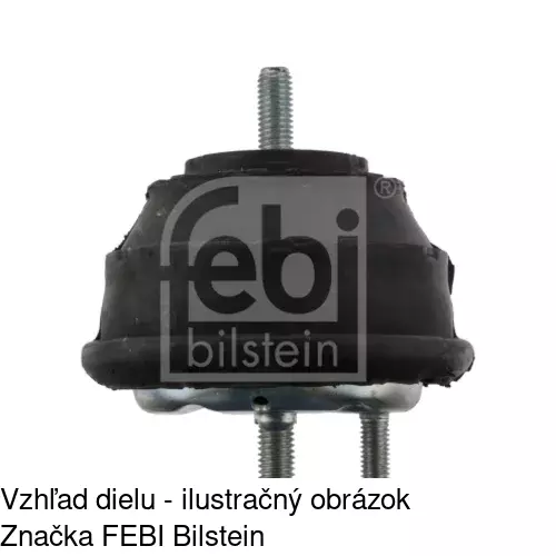 Silentblok motora POLCAR S2220013