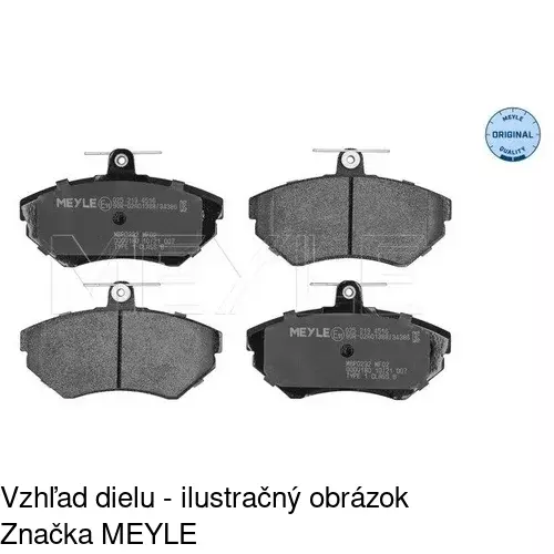 Brzdové dosky POLCAR S70-0004 - obr. 3