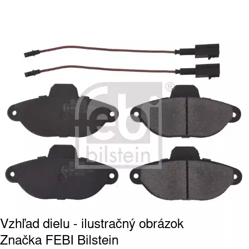 Brzdové dosky POLCAR S70-0007 - obr. 4