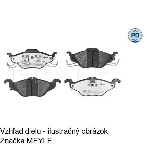 Brzdové dosky POLCAR S70-0028 - obr. 4