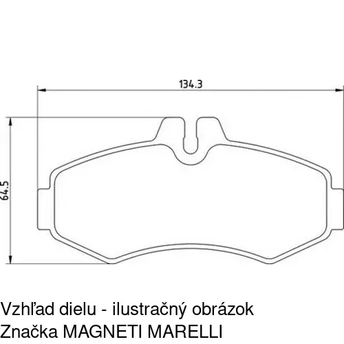 Brzdové dosky POLCAR S70-0033 - obr. 4