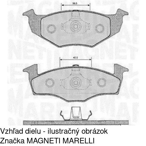 Brzdové dosky POLCAR S70-0038 - obr. 5