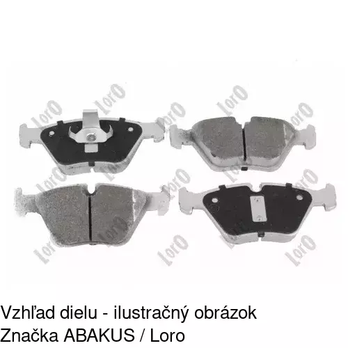 Brzdové dosky POLCAR S70-0041 - obr. 4