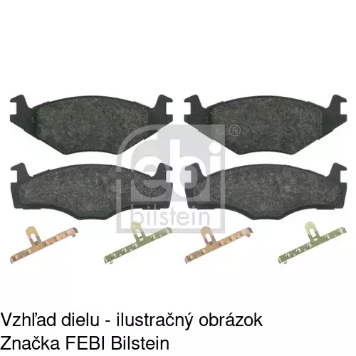 Brzdové dosky POLCAR S70-0072 - obr. 5