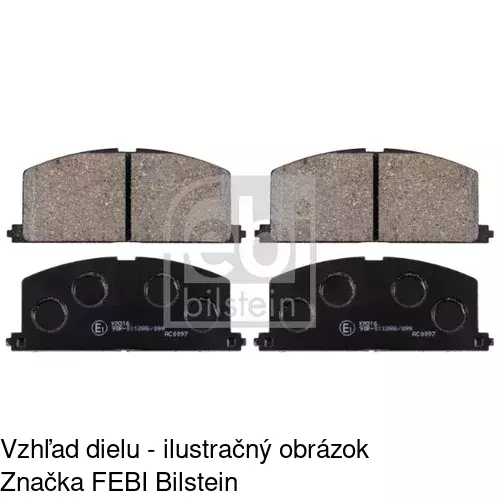 Brzdové dosky POLCAR S70-0108 - obr. 3