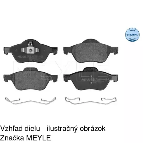 Brzdové dosky POLCAR S70-0131 - obr. 2