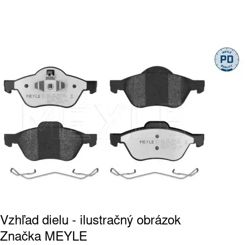 Brzdové dosky POLCAR S70-0131 - obr. 3