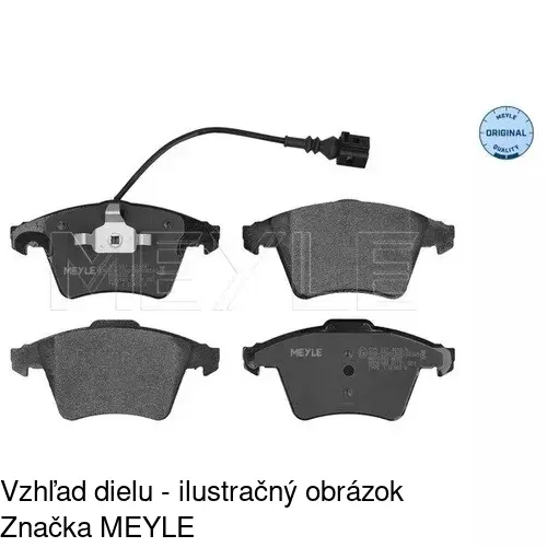 Brzdové dosky POLCAR S70-0136 - obr. 3